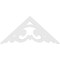 Ekena Millwork Pitch Preston Architectural Grade PVC Gable Pediment, 36"W x 16 1/2"H x 1"P (11/12) GPP036X017X100PRE - alternate 3